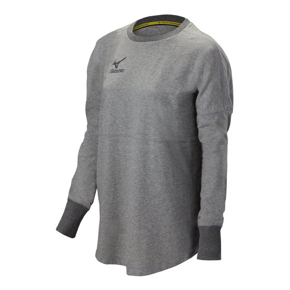 Mizuno Hitter’s - Bayan Pullover - Kırmızı Gri Türkiye (YQJLVN-853)